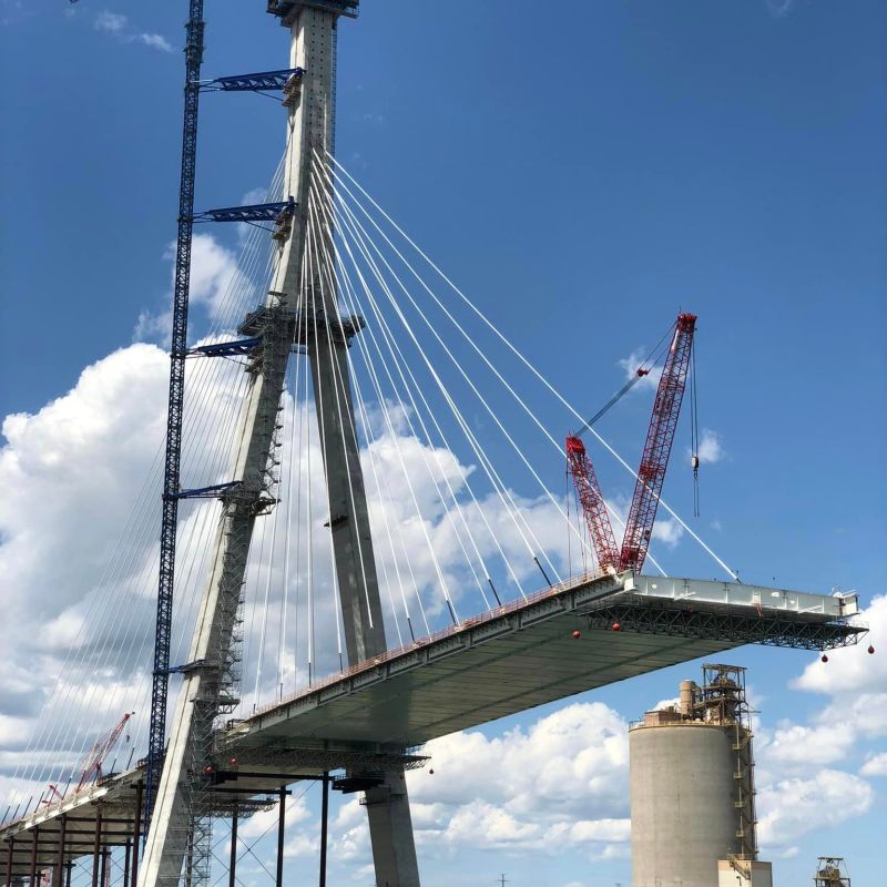 a large ship in the water