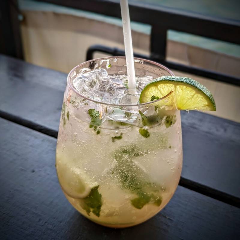 a close up of a glass vase sitting on a table