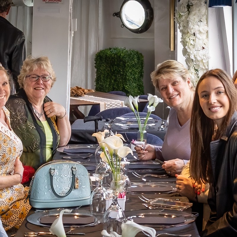Marilyn Edwards et al. sitting posing for the camera