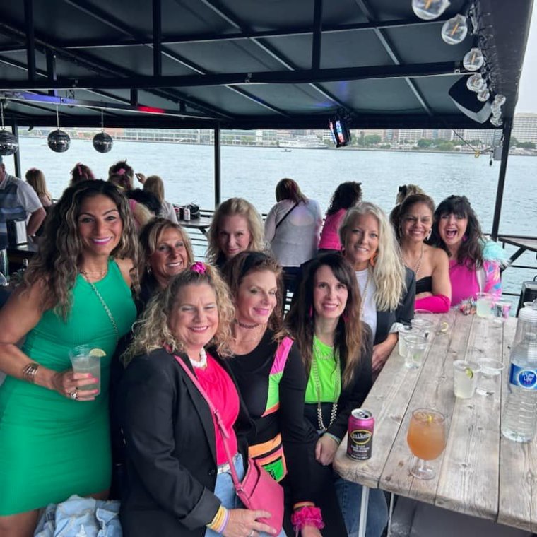 a group of people posing for the camera