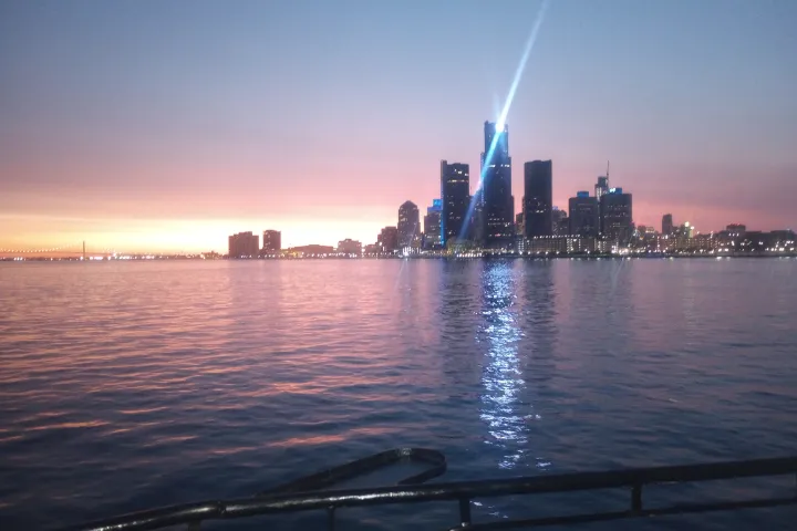 a bridge over a body of water