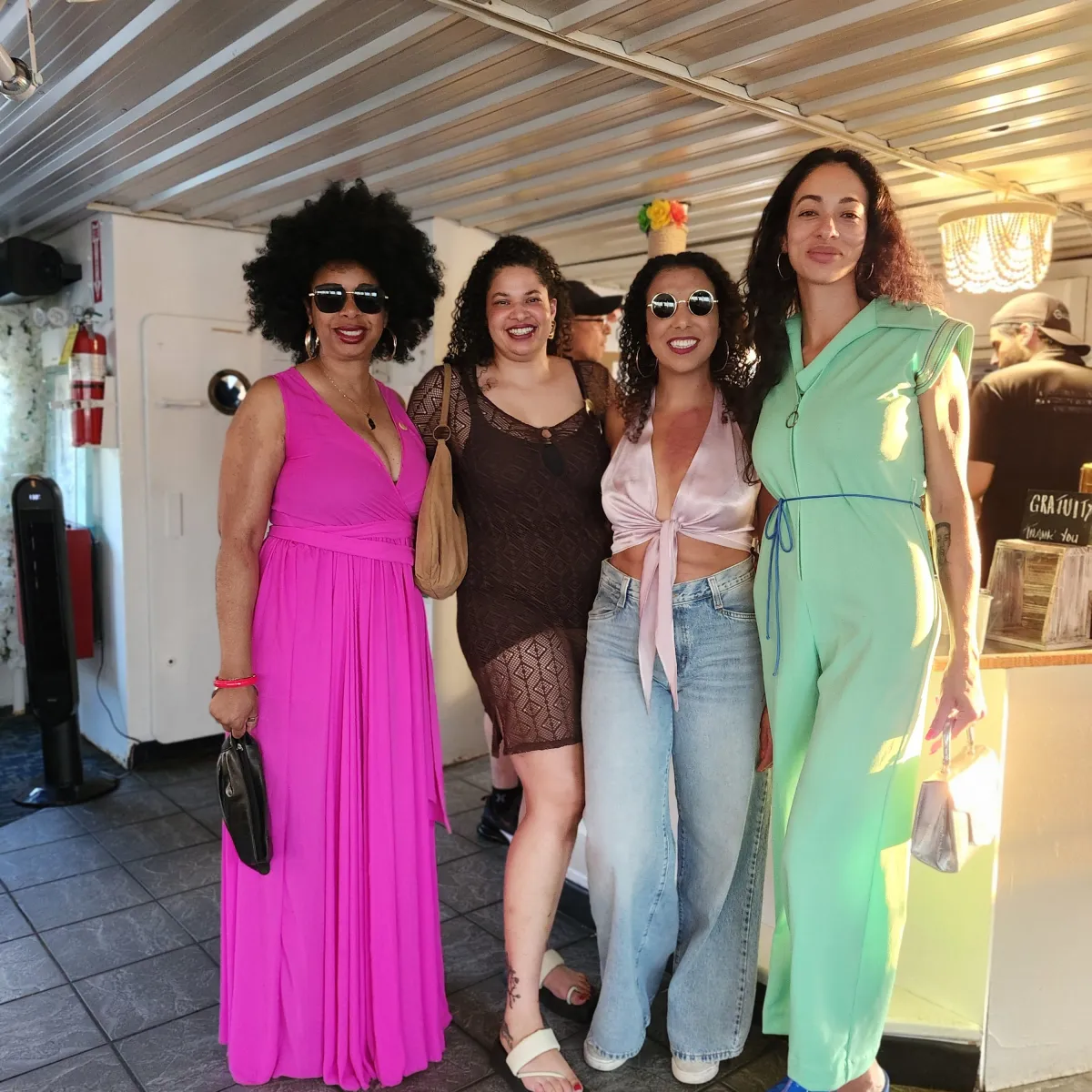 a group of people posing for a photo